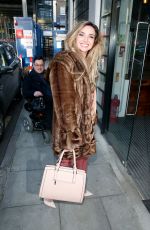 NADINE COYLE Arrivres at AOL Building in London 02/07/2018