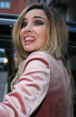 NADINE COYLE Arrivres at AOL Building in London 02/07/2018