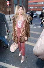 NADINE COYLE Arrivres at AOL Building in London 02/07/2018