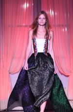 NADINE LEOPOLD at Genny Runway Show at Milan Fashion Week 02/22/2018