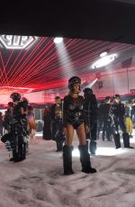 NADINE LEOPOLD at Philipp Plein Runway Show at New York Fashion Week 02/10/2018