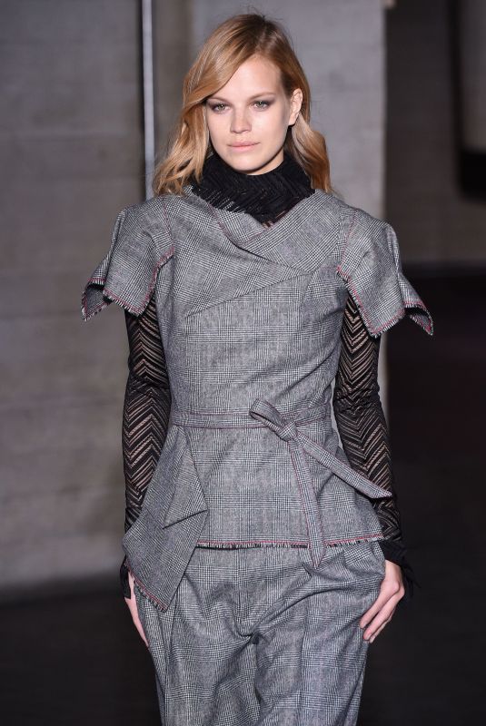NADINE LEOPOLD at Roland Mouret Show at London Fashion Week 02/18/2018