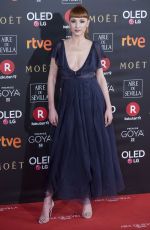 NAJWA NIMRI at 32nd Goya Awards in Madrid 02/03/2018