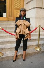 NANDI MADIDA Arrives at Oscar De La Renta Fashion Show in New York 02/12/2018