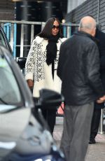 NAOMI CAMPBELL Leaves ITV Studios in London 02/05/2018