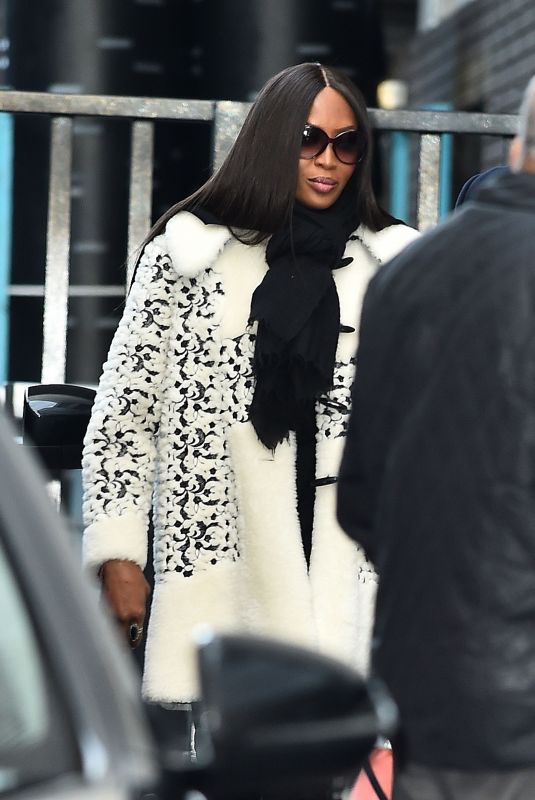 NAOMI CAMPBELL Leaves ITV Studios in London 02/05/2018