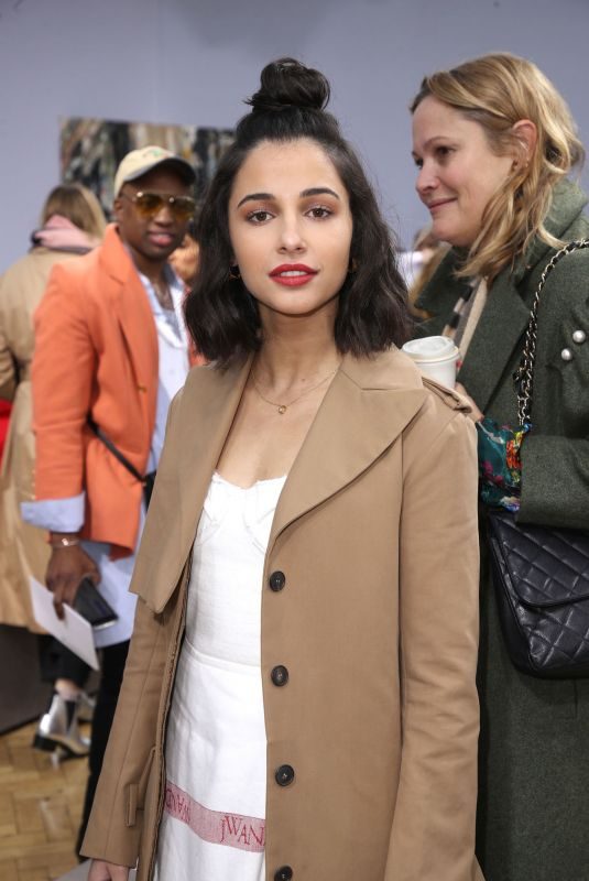 NAOMI SCOTT at JW Anderson Fashion Show at LFW in London 02/17/2018