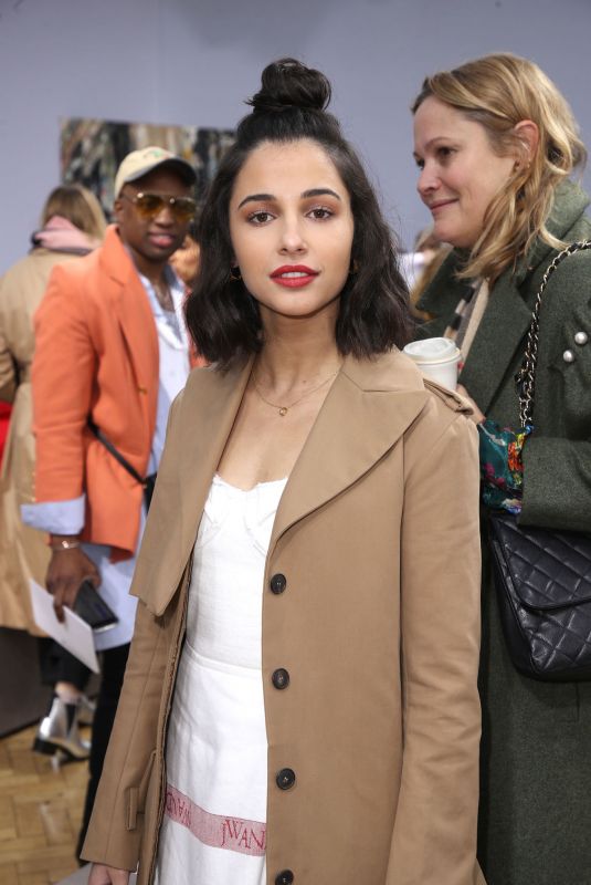 NAOMI SCOTT at JW Anderson Fashion Show at LFW in London 02/17/2018