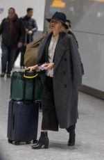 NAOMI WATTS Arrives at Heathrow Airport in London 02/16/2018