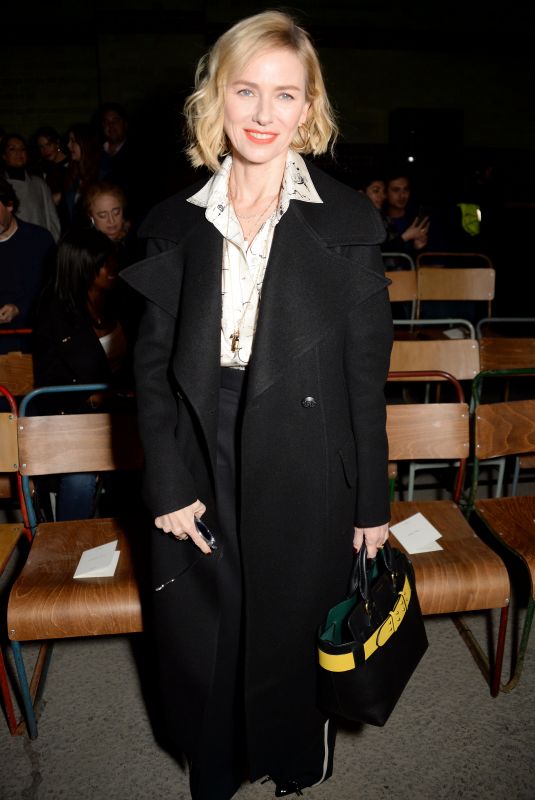 NAOMI WATTS at Burberry Show at London Fashion Week 02/17/2018