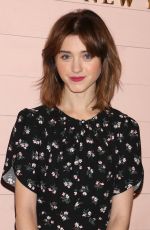 NATALIA DYER at Kate Spade Presentation at New York Fashion Week 02/09/2018