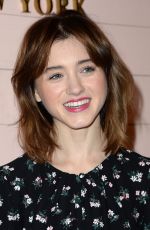 NATALIA DYER at Kate Spade Presentation at New York Fashion Week 02/09/2018