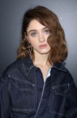 NATALIA DYER at Zadig & Voltaire Show at New York Fashion Week 02/12/2018