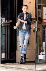 NATALIE PORTMAN and RAFFEY CASSIDY on the Set of Vox Lux in New York 02/28/2018