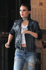 NATALIE PORTMAN and RAFFEY CASSIDY on the Set of Vox Lux in New York 02/28/2018