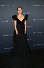 NATALIE PORTMAN at Annihilation Premiere in Los Angeles 02/13/2018