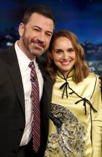 NATALIE PORTMAN at Jimmy Kimmel Live in Los Angeles 02/15/2018