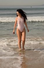 NATASHA BLASICK in Swimsuit at a Beach in Malibu 02/18/2018