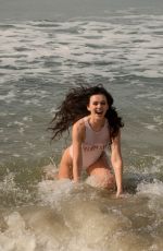 NATASHA BLASICK in Swimsuit at a Beach in Malibu 02/18/2018