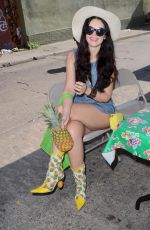 NATASHA BLASICK Shopping at Farmers Market in Hollywood 02/04/2018