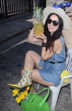 NATASHA BLASICK Shopping at Farmers Market in Hollywood 02/04/2018