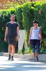 NATASHA HENSTRIDGE and Darius Campbell Out in Studio City 02/09/2018