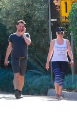 NATASHA HENSTRIDGE and Darius Campbell Out in Studio City 02/09/2018