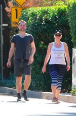NATASHA HENSTRIDGE and Darius Campbell Out in Studio City 02/09/2018