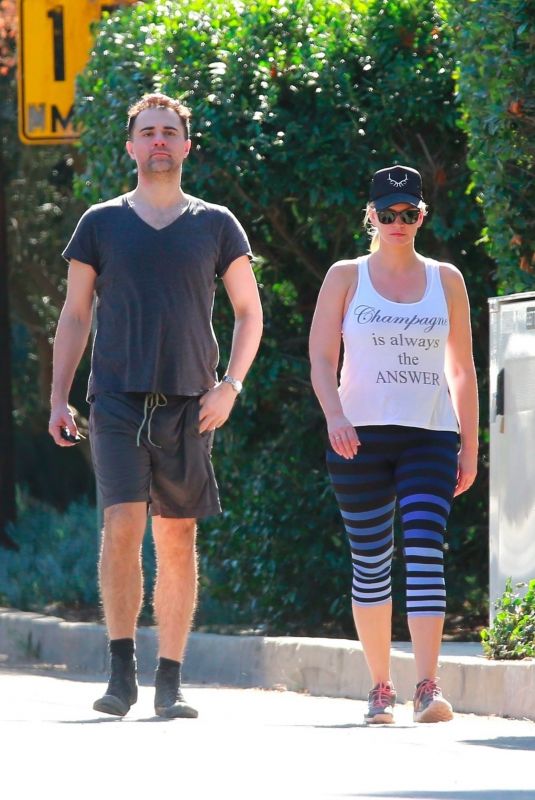 NATASHA HENSTRIDGE and Darius Campbell Out in Studio City 02/09/2018