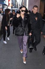 NAYA RIVERA Arrives at MTV TRL Studios in New York 01/31/2018