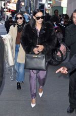 NAYA RIVERA Arrives at MTV TRL Studios in New York 01/31/2018