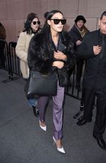 NAYA RIVERA Arrives at MTV TRL Studios in New York 01/31/2018