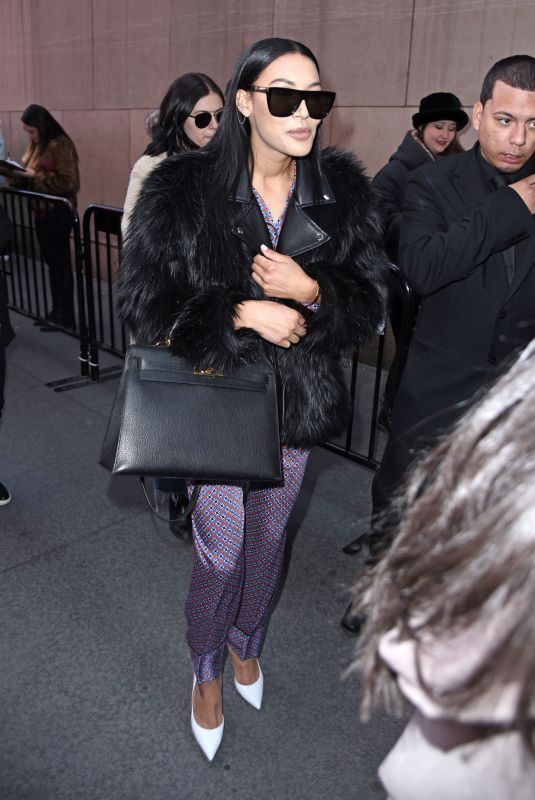 NAYA RIVERA Arrives at MTV TRL Studios in New York 01/31/2018