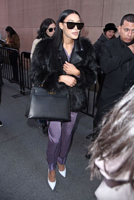 NAYA RIVERA Arrives at MTV TRL Studios in New York 01/31/2018