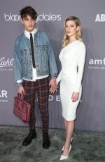 NICOLA PELTZ and Anwar Hadid at Amfar Gala 2018 in New York 02/07/2018