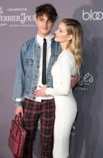 NICOLA PELTZ and Anwar Hadid at Amfar Gala 2018 in New York 02/07/2018