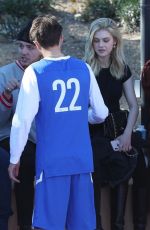 NICOLA PELTZ Chacha x Foxx Charity Celebrity Basketball in Thousand Oaks 02/17/2018