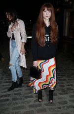 NICOLA ROBERTS Arrives at Henry Holland Fashion Show in London 02/17/2018