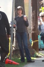 NICOLE KIDMAN on the Set of Destroyer in Los Angeles 02/03/2018
