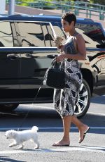 NICOLE MURPHY Out with Her Dog in Beverly HIlls 02/16/2018