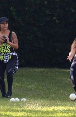 NICOLE SNOOKI POLIZZI and DEENA CORTESE on the Set of Jersey Shore Family Vacation in Miami Beach 02/01/2018