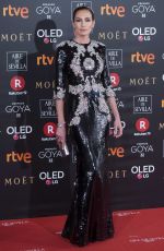 NIEVES ALVAREZ at 32nd Goya Awards in Madrid 02/03/2018