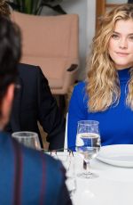 NINA AGDAL at Mr. Leight x BG Dinner in New York 02/01/2018