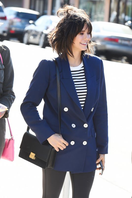 NINA DOBREV Arrives at Create & Cultivate Conference in Los Angeles 02/24/2018