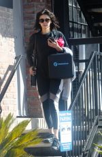 NINA DOBREV Leaves at Gym in Los Angeles 02/26/2018