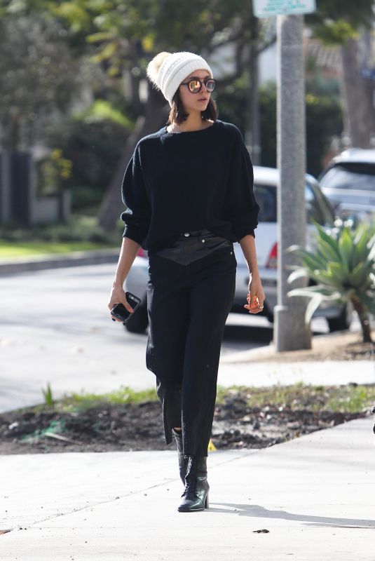 NINA DOBREV Out and About in Los Angeles 02/13/2018