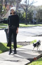 NINA DOBREV Out and About in Los Angeles 02/13/2018