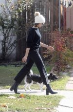 NINA DOBREV Out and About in Los Angeles 02/13/2018