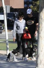 NINA DOBREV Out with Her Brother Alexander at a Park in Los Angeles 02/03/2018