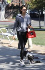 NINA DOBREV Out with Her Brother Alexander at a Park in Los Angeles 02/03/2018